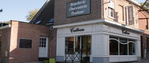 Façade boucherie Catteau